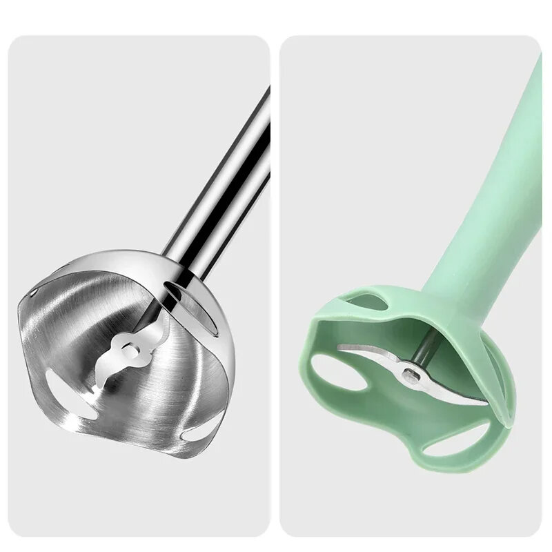 Máy Xay Cầm Tay Bằng Thép Không Gỉ, Dùng Để Làm Sinh Tố, Nước Sốt, Thức Ăn Dặm Cho Bé, Súp - Máy Xay Thực Phẩm Nhà Bếp