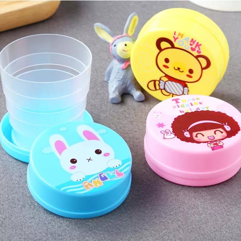 Cốc nhựa gấp gọn 120ml (5.5x6cm)