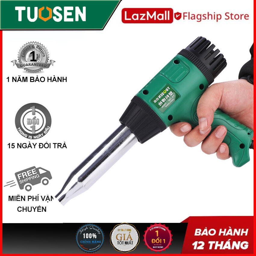 Máy khò nhiệt 700W Máy khò màng co Máy đóng seal Sung thổi hơi nóng 700W TUOSEN