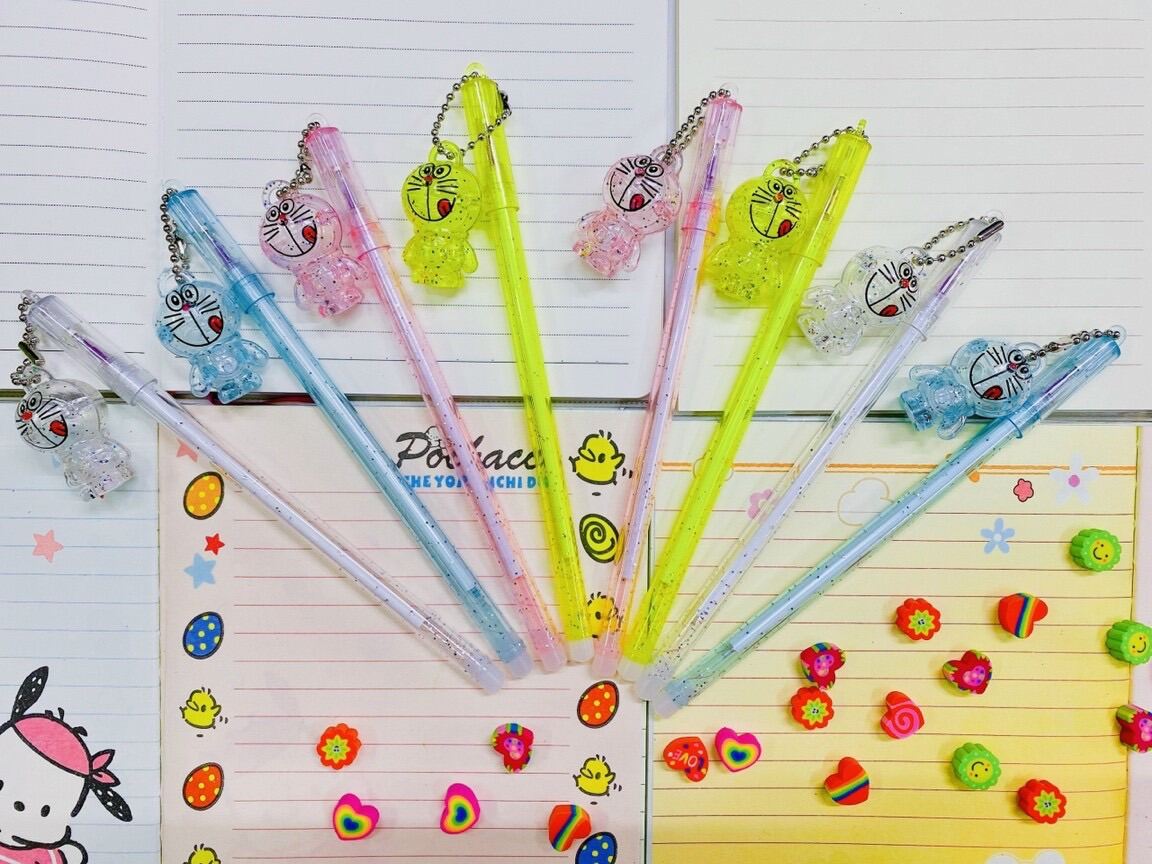 Bút bôi được mực xanh tím