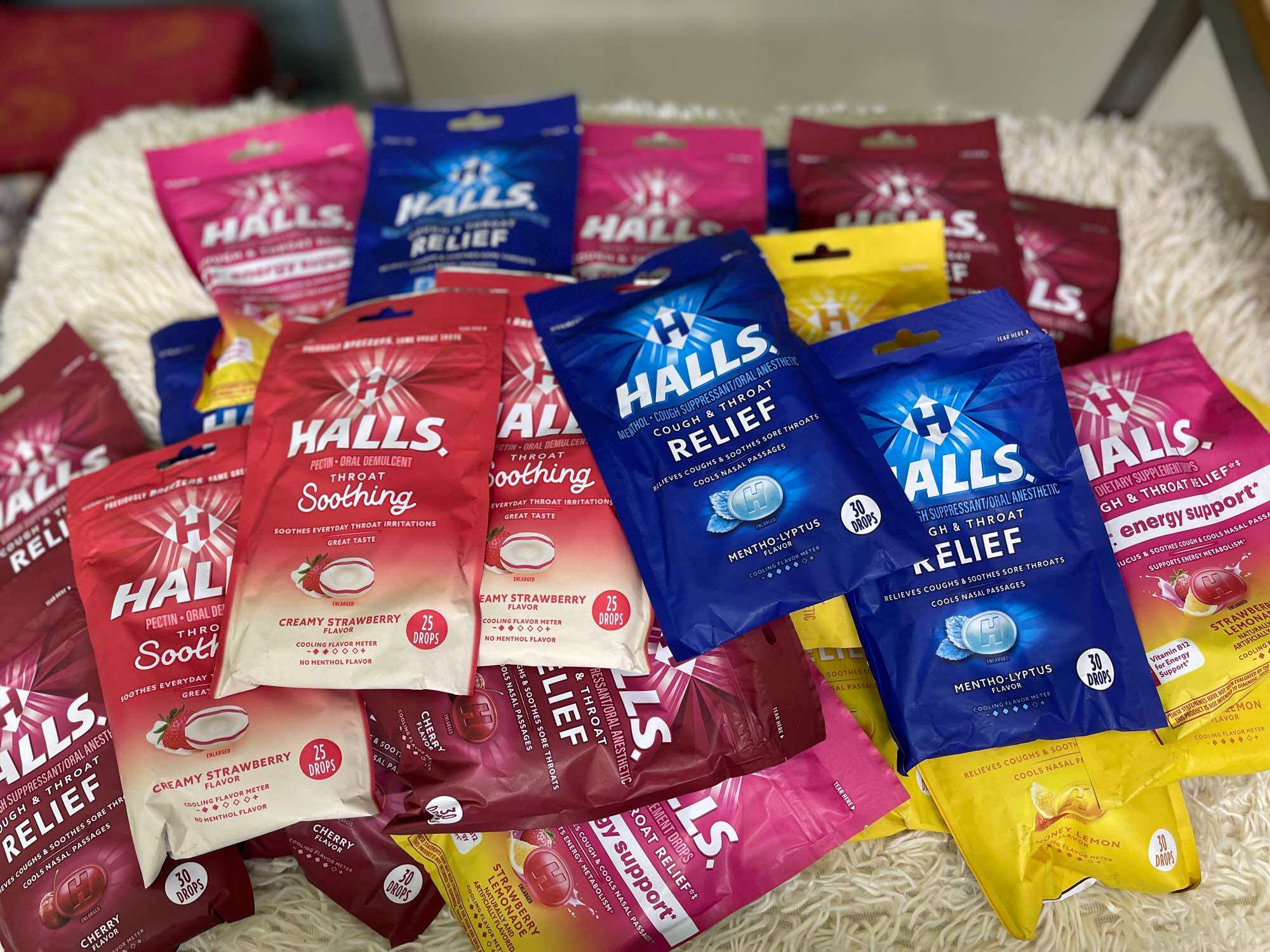 🍬Kẹo Ngậm Trị Ho HALLS của Mỹ 🇺🇸