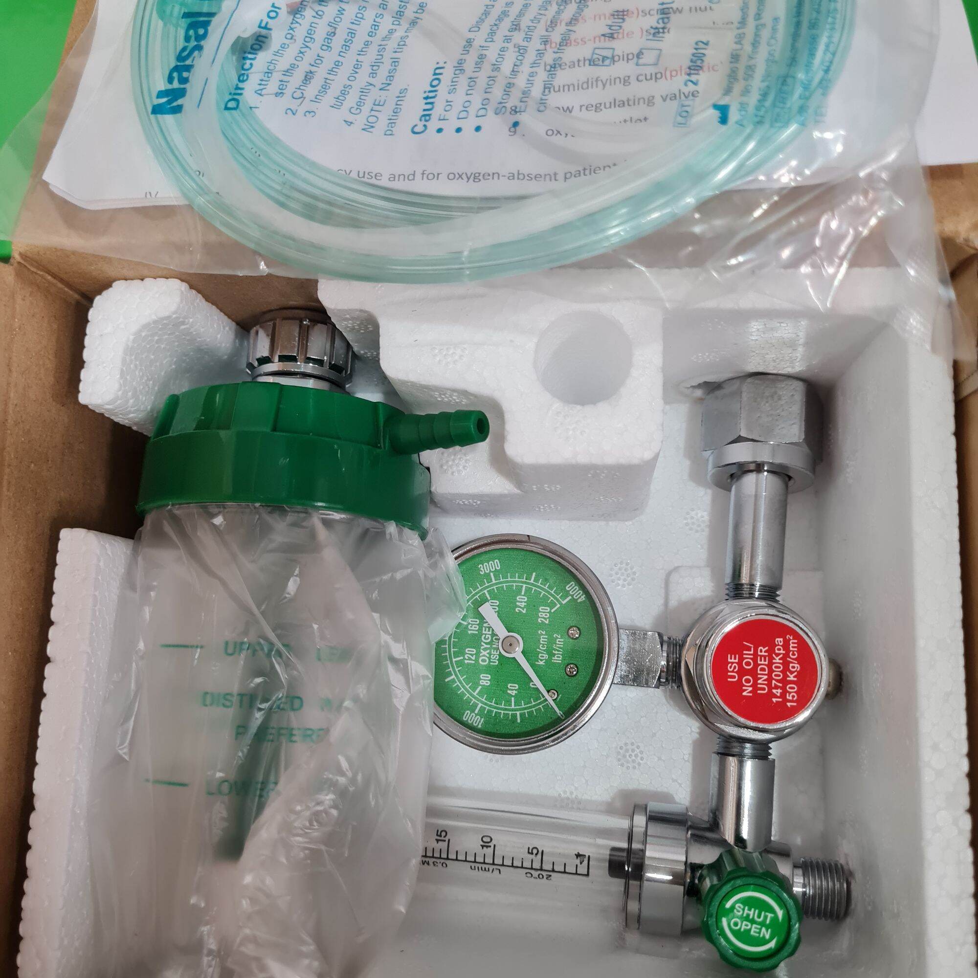 Đồng Hồ Oxy Y tế _Đồng Hồ Gắn Bình Oxy Thở
