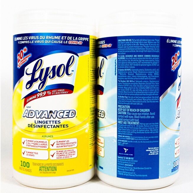 Khăn giấy ướt diệt khuẩn Lysol 100 tờ