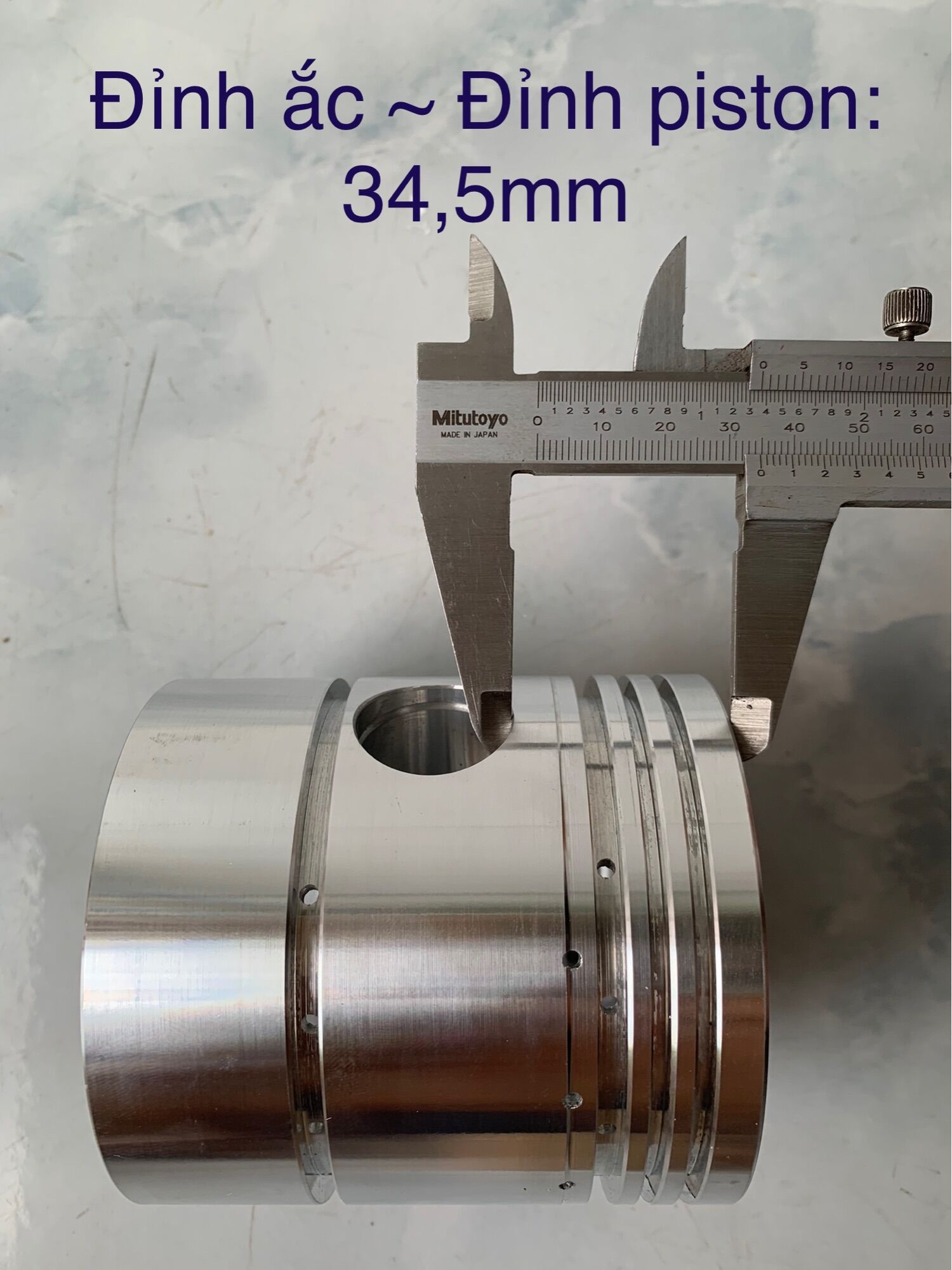 piston 90mm Meiji máy nén khí