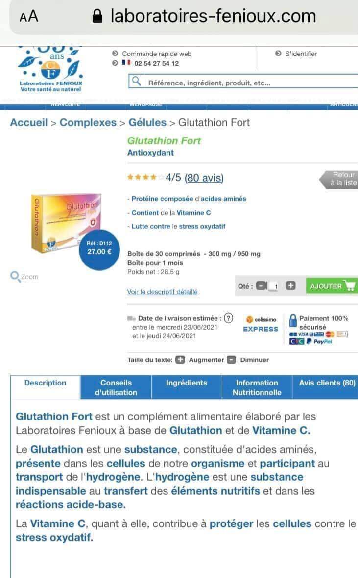 Viên ngậm trắng da Glutathion Fort