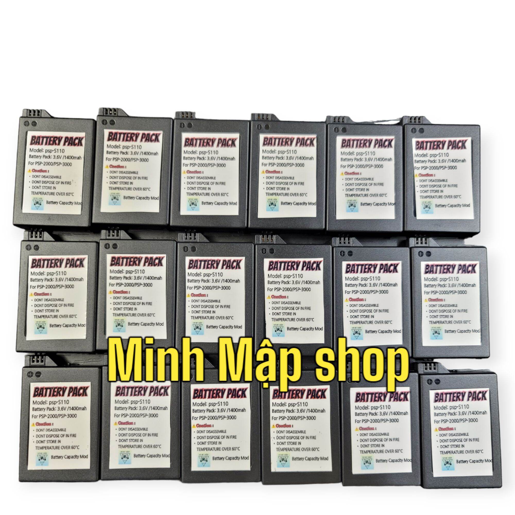 Pin cao cấp dành cho máy game psp 1000-2000-3000