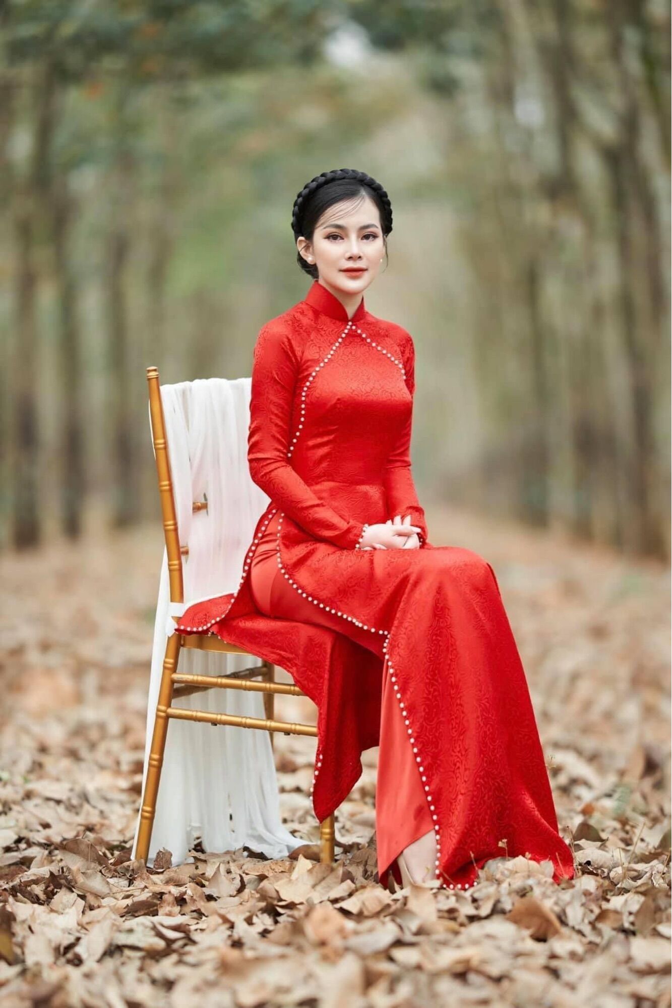 Băng đô tóc thắt bím cực xinh dày 5cm
