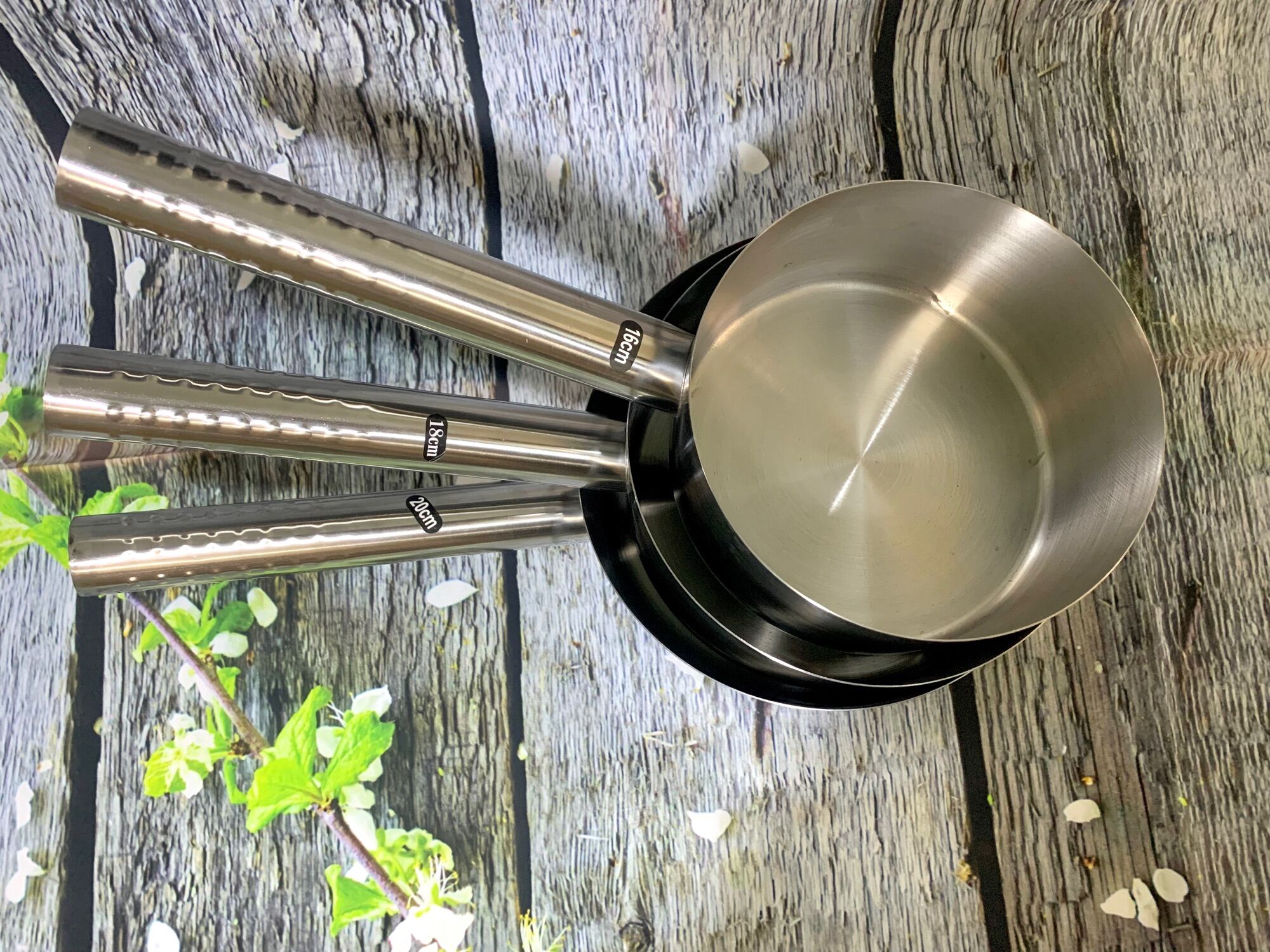 Gáo inox dày (16cm, 18cm, 20cm)