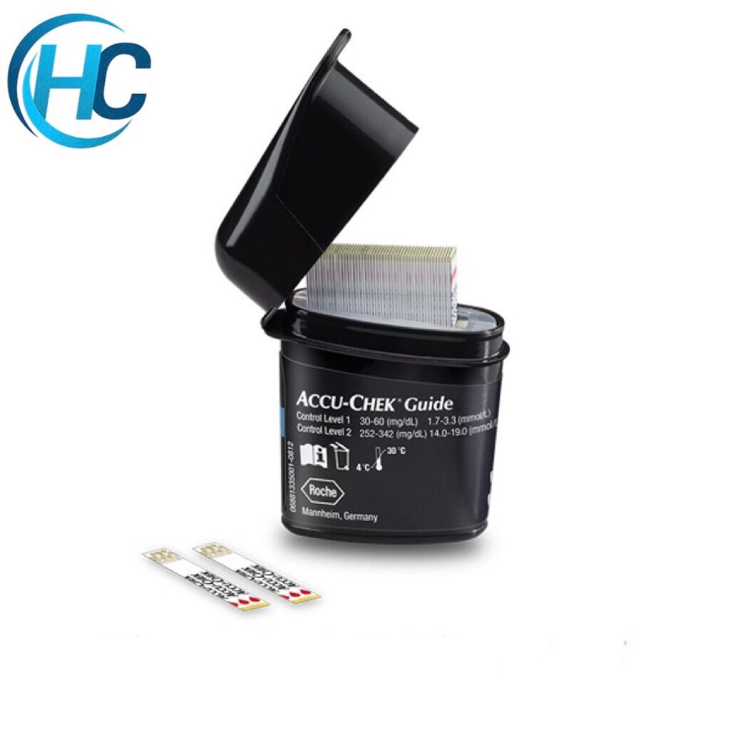 [CHÍNH HÃNG] Que thử đường huyết Accu-Chek Guide (Hộp 25-50 que)