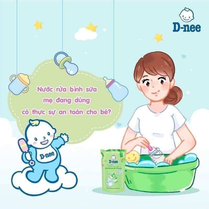 Nước rửa bình sửa Dnee Thailand cho bé 600ml
/1 bịch