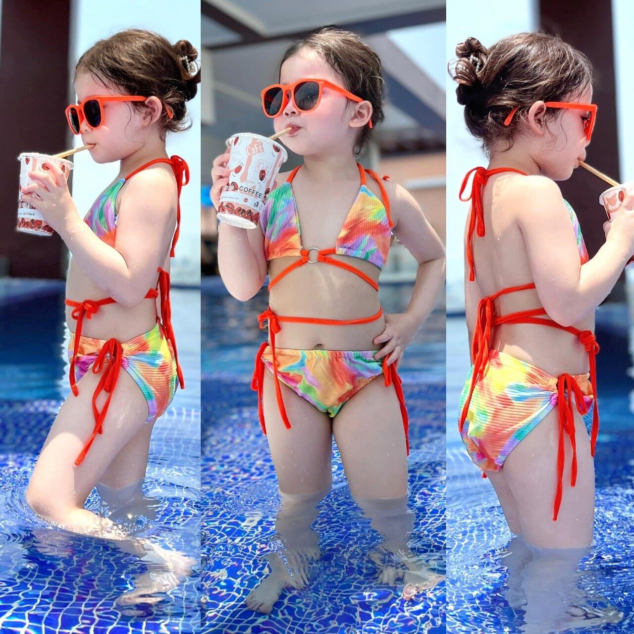 Đồ Bơi Bé Gái Diện Hè |Bikini Cho Bé Đi Biển