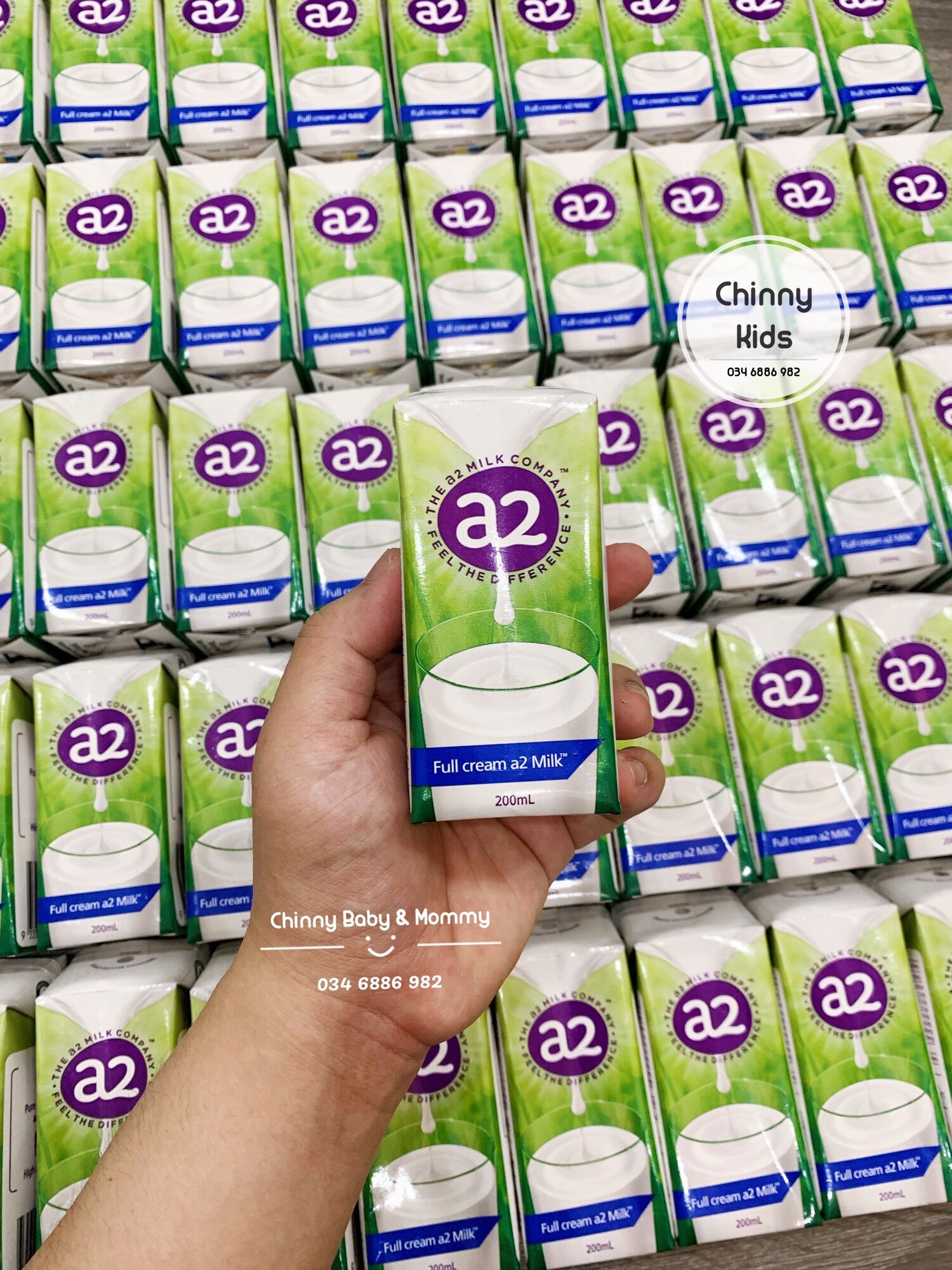 Thùng Sữa Tươi A2 Nguyên Kem Úc ( Dạng Nước )