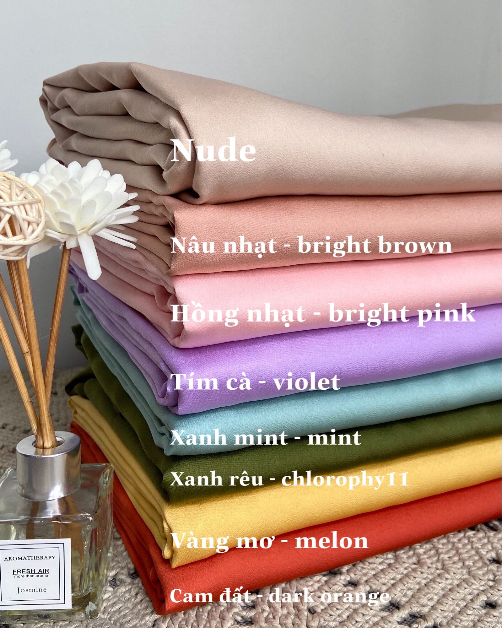 LỤA NGỌC TRAI MÀU