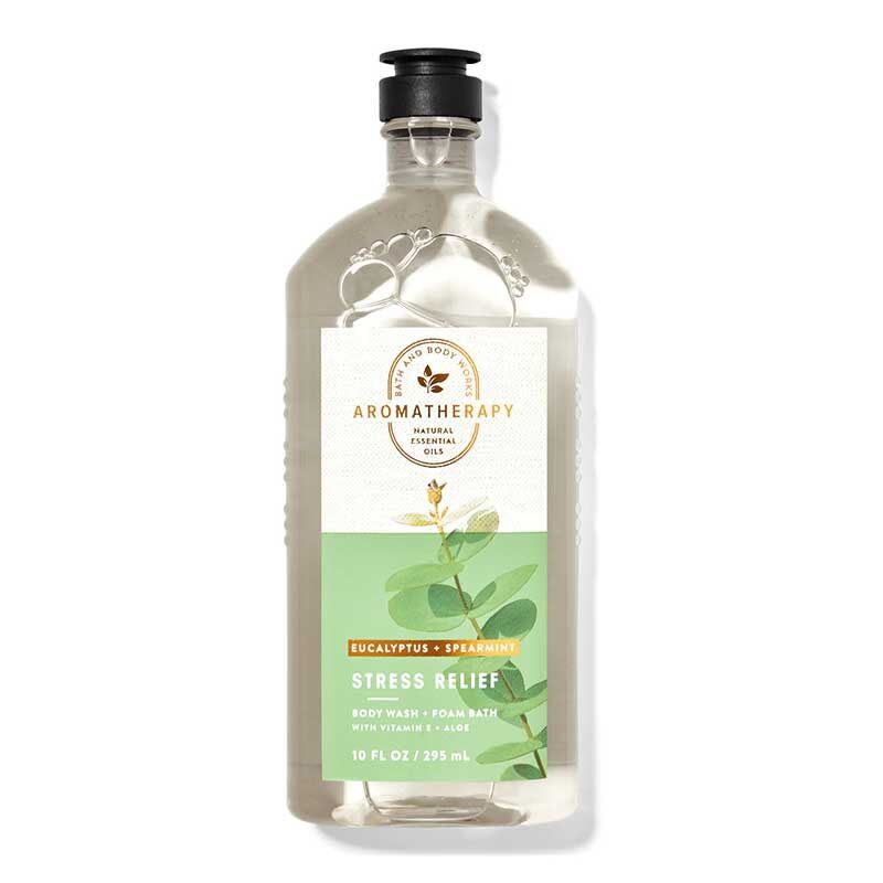 Tắm thư giãn Stress Relief Eucalyptus + Spearmint - Bath & Body Works Aromatherapy