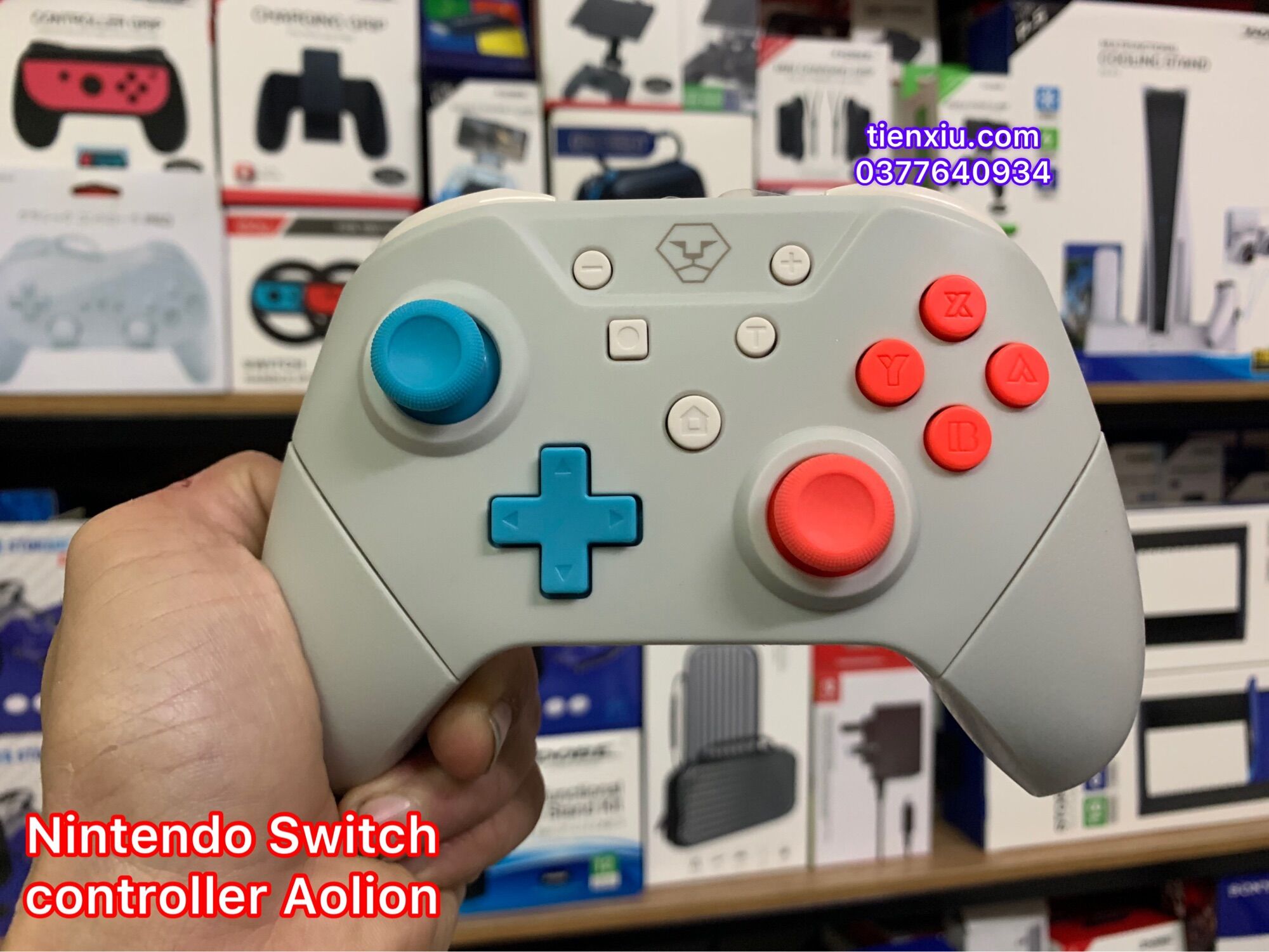 Tay cầm Nintendo Switch Aolion full chức năng tay cầm alion AOLION cho nintendo switch và Lite