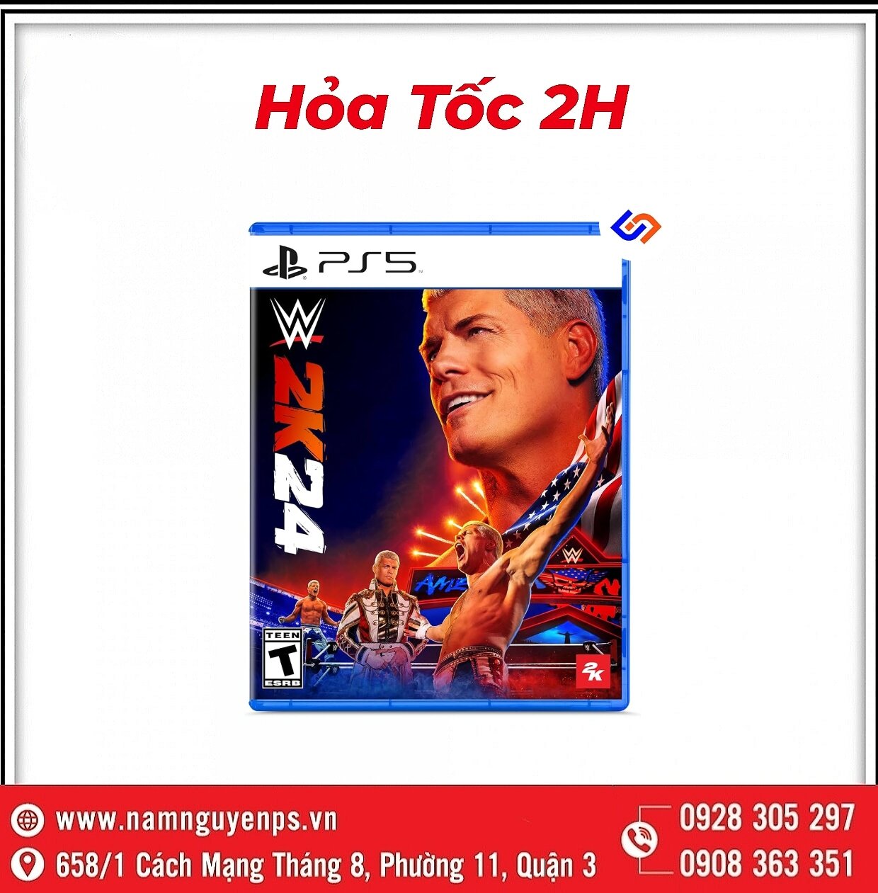 Đĩa game ps5 | w2k24 wwe 24