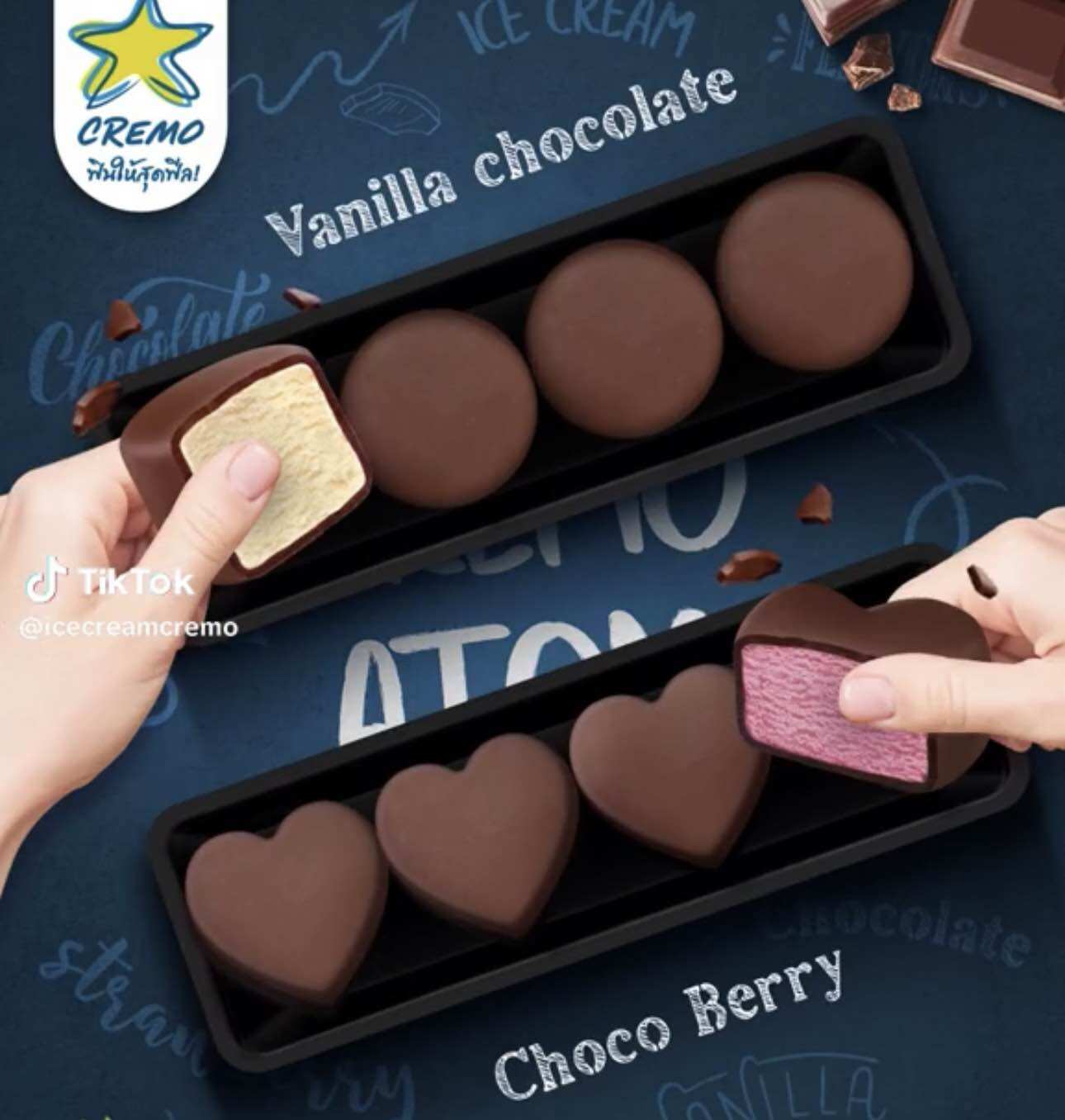 Kem Atom socola berry Cremo Thái Lan