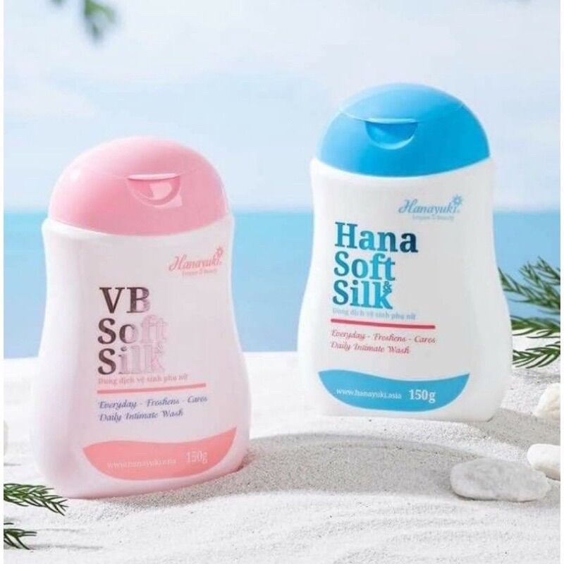Dung dịch vê sinh hanayuki màu hồng mẫu mới chính hãng