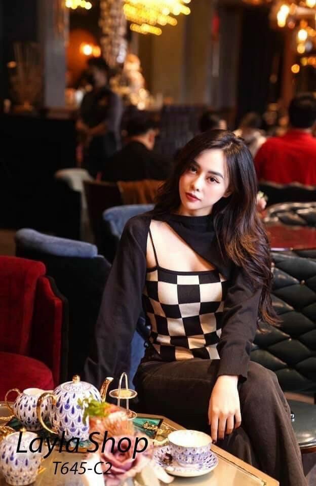 Set 2 Món Croptop Tay Dài ZicZac