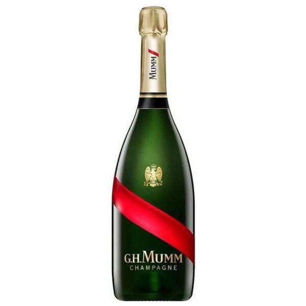 Vỏ chai đựng ruợu thủy tinh GH MUMM xuất xứ Pháp có nút 750ml rất đẹp.Chai Rỗng Không Có Chất Lỏng Bên Trong.