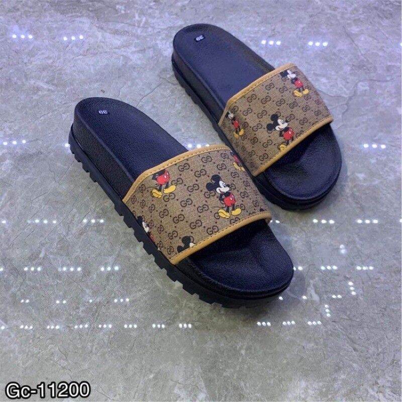 Dép Chuột Mickey đế cao
