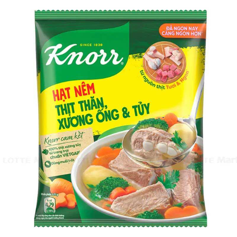 Hạt nêm Knorr thịt thăn, xương ống và tuỷ 400g