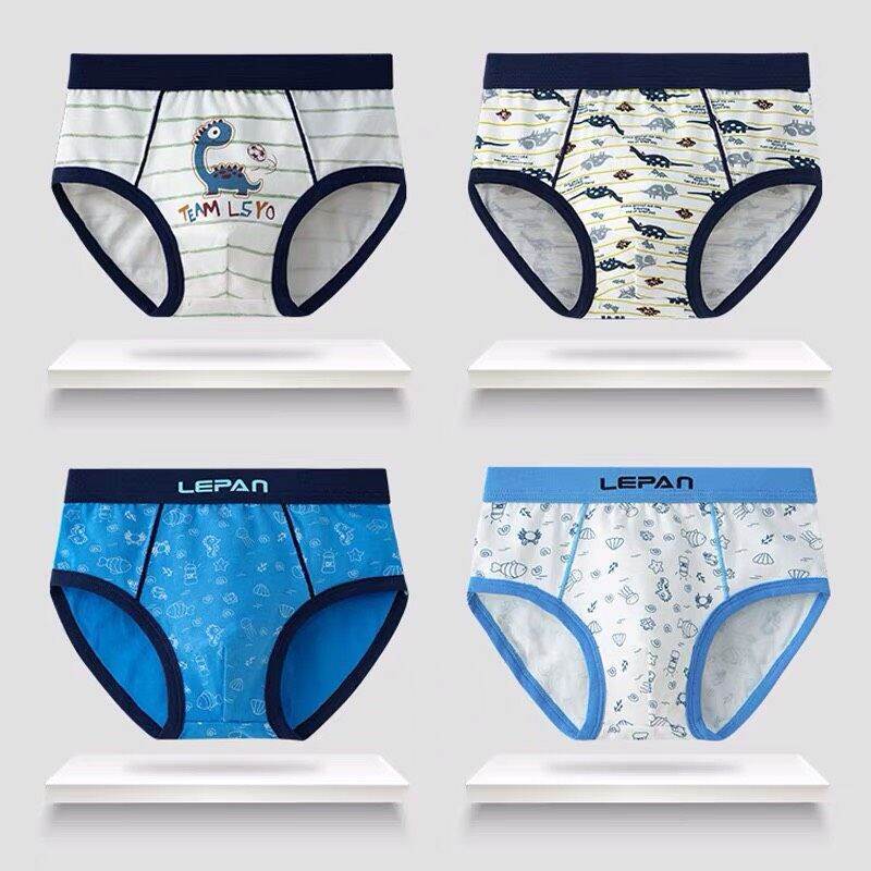 Quần lót bé trai combo 2 quần sịp trẻ em nam đồ lót trẻ em từ 9-47kg