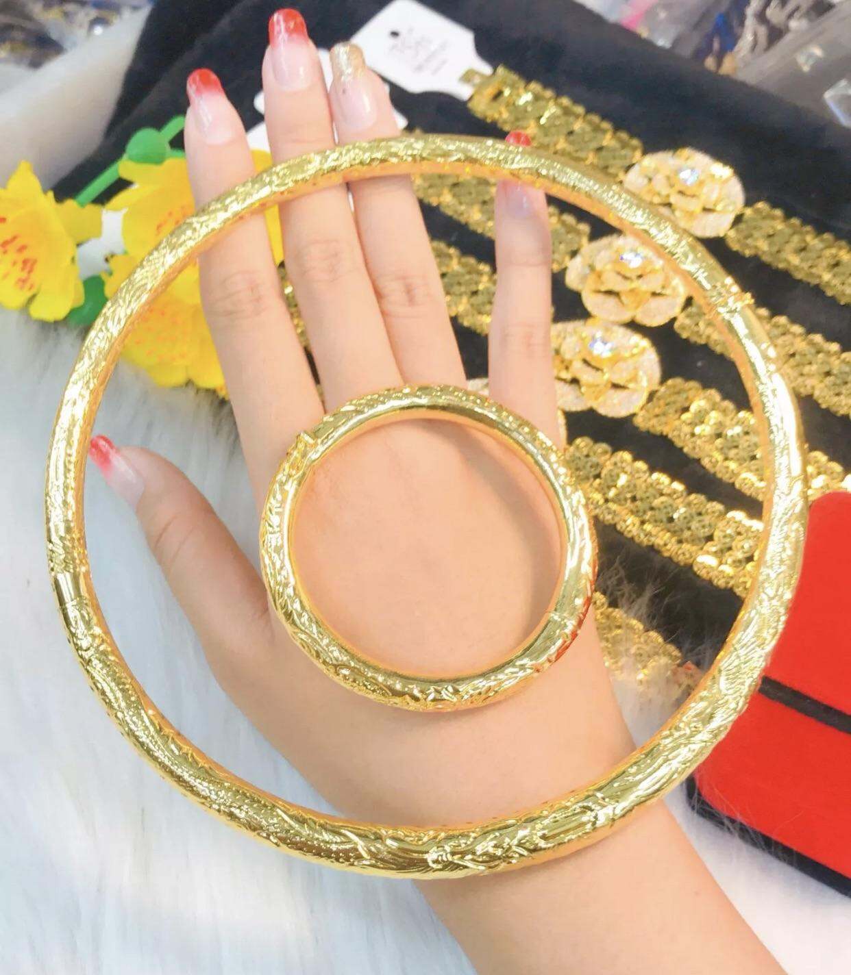 Kiềng Cưới Cao Cấp GiVi-Shop K040306 - Kết hợp phối đồ cực phong cách - kiềng cổ, Kiềng TrơN, kiềng đi đám cưới, kiềng cho cô dâu, kiềng dự tiệc, kiềng cổ đẹp