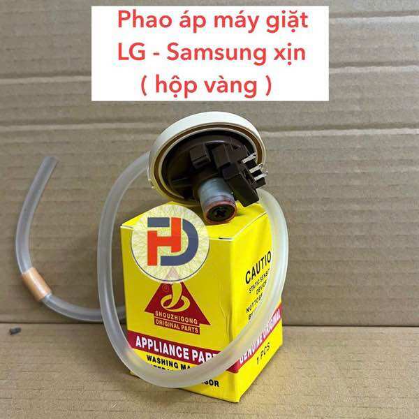 Van áp lực máy giặt LG Samsung hàng xịn hộp vàng - phao áp máy giặt LG - van áp lực máy giặt Samsung