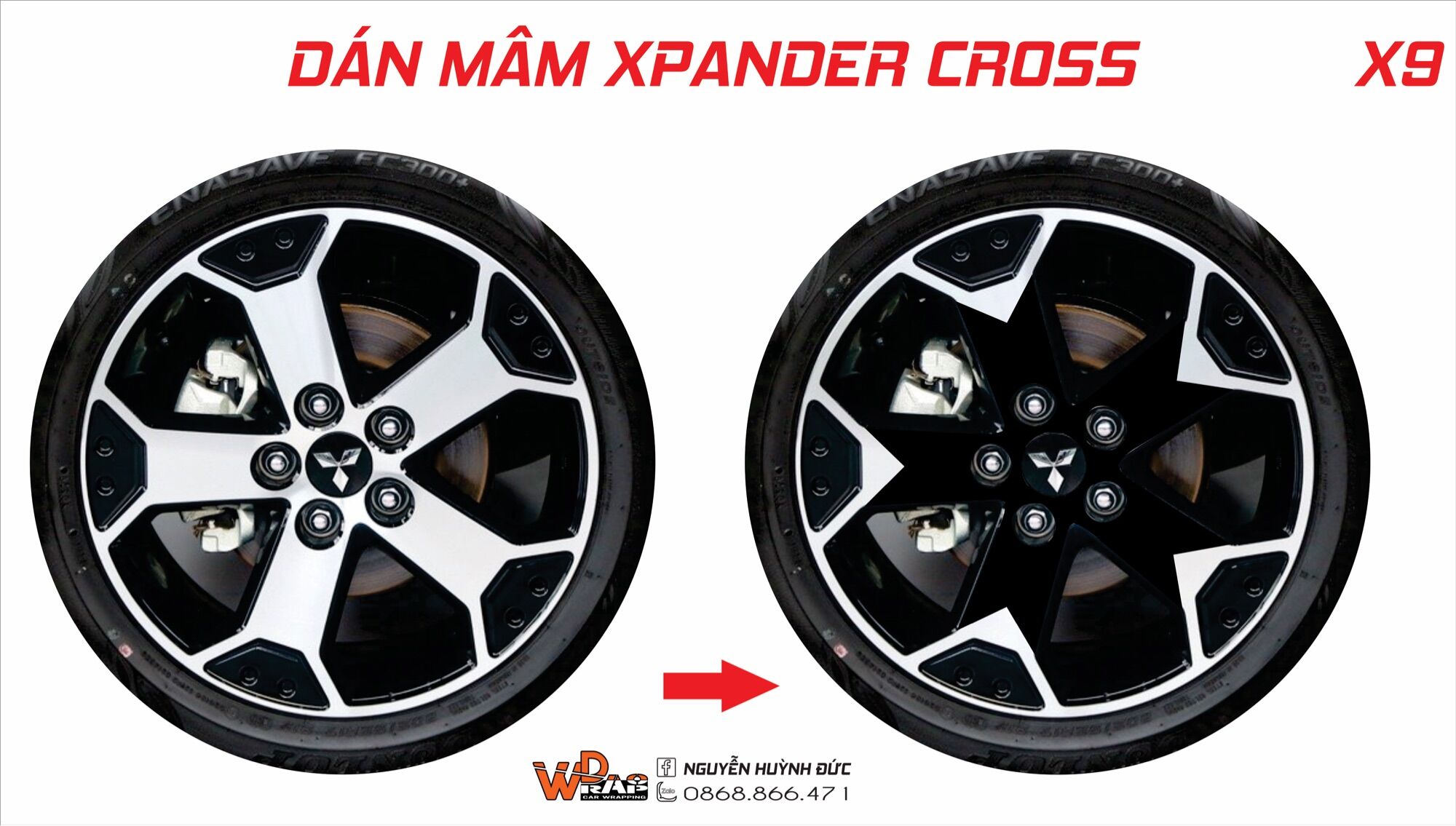 Decal dán mâm Xpander Cross 2021
