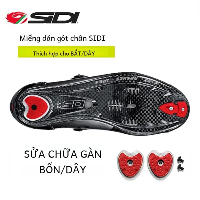 Gót Chân Rõ Ràng Xe Đạp Đường Bộ Khóa Giày Dự Phòng Cleats Có Thể Thay Thế Đinh Nhọn Cho Sidi Đi Xe 