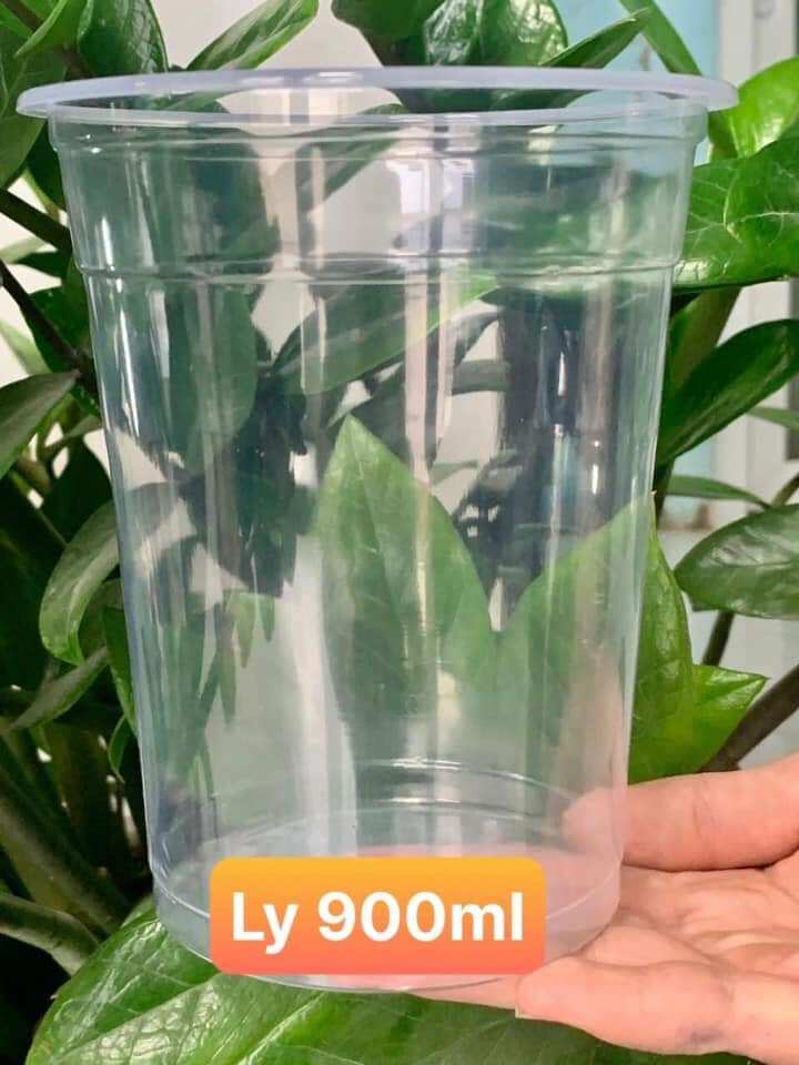 combo 50 ly nhựa 900ml kèm nắp