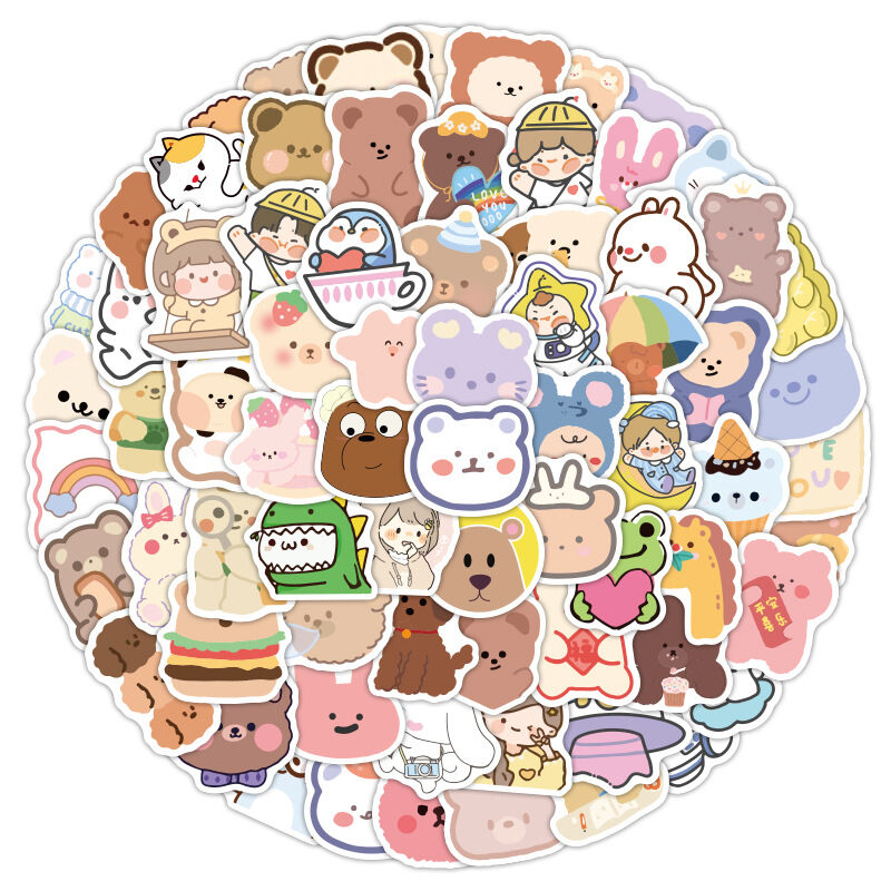 Set 20/50/100 hình dán sticker chống thấm nước M9