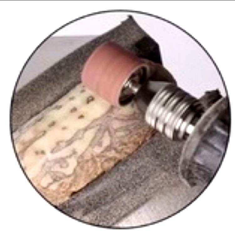 Đầu chà nhám gắn trục 12.7mm grit 120