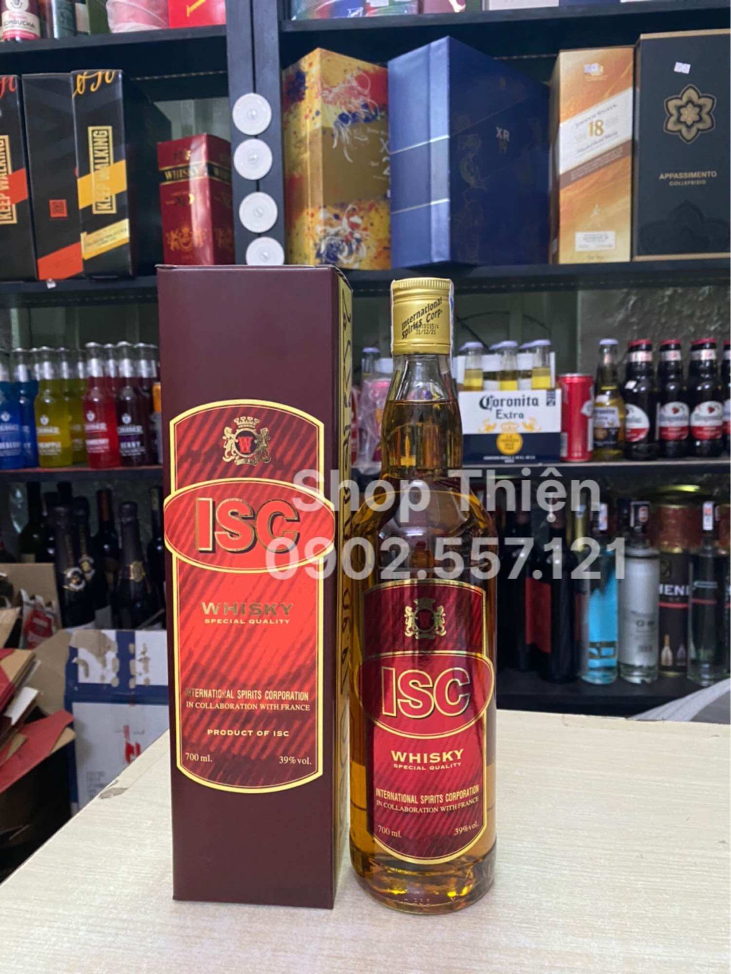 ISC WHISKY Việt Nam 39% 700ml