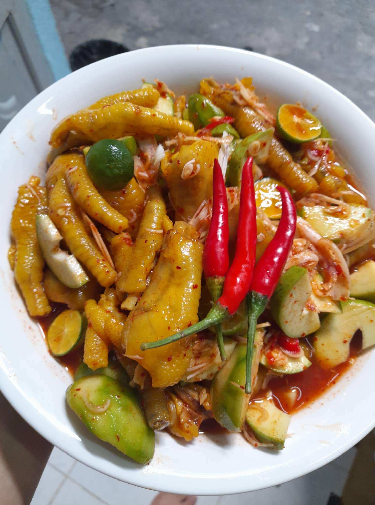 Chân gà xả tắc