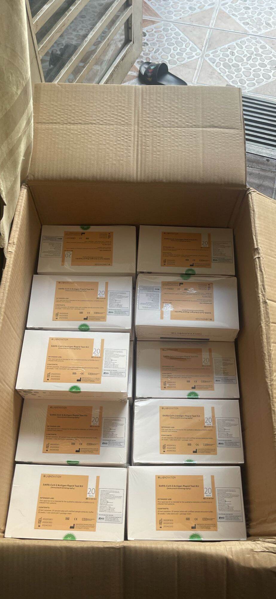 1 hộp test labnovation 20 que