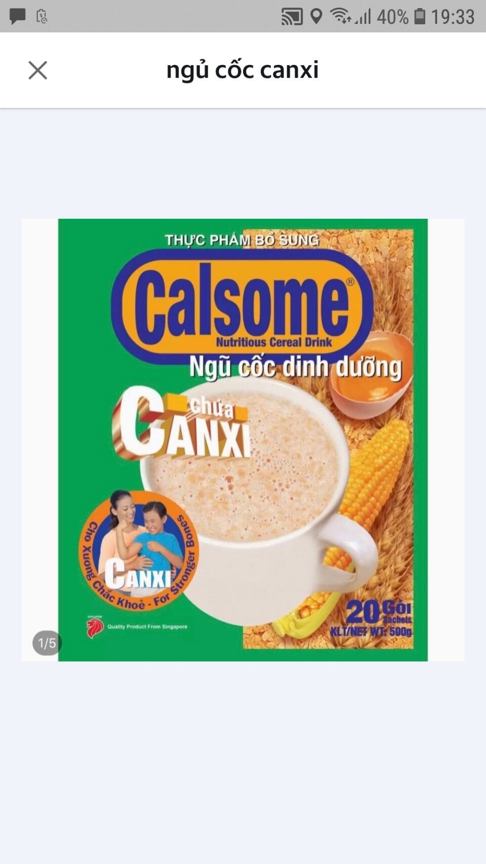 Ngũ cốc calsome