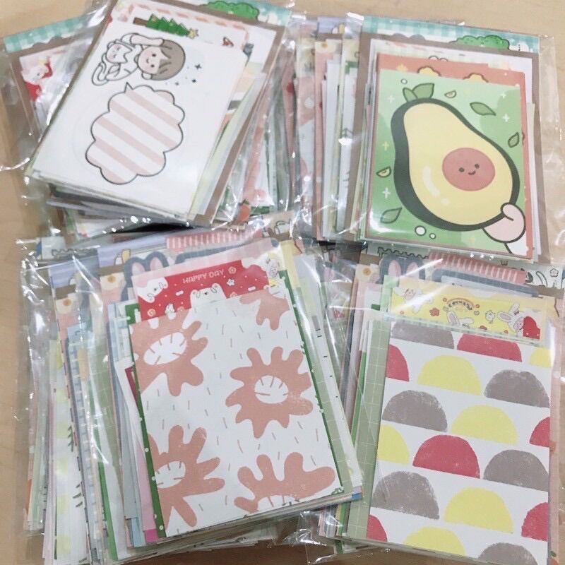 Mix 50 Tờ Giấy Note Các Loại Không Trùng Mẫu 🌿