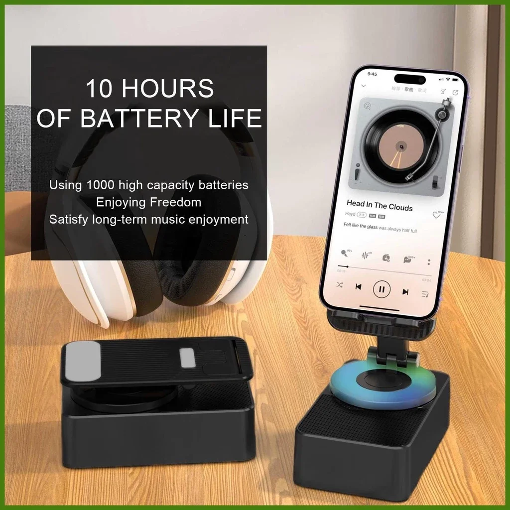Loa Bluetooth kiêm giá đỡ điên thoại xoay 360độ