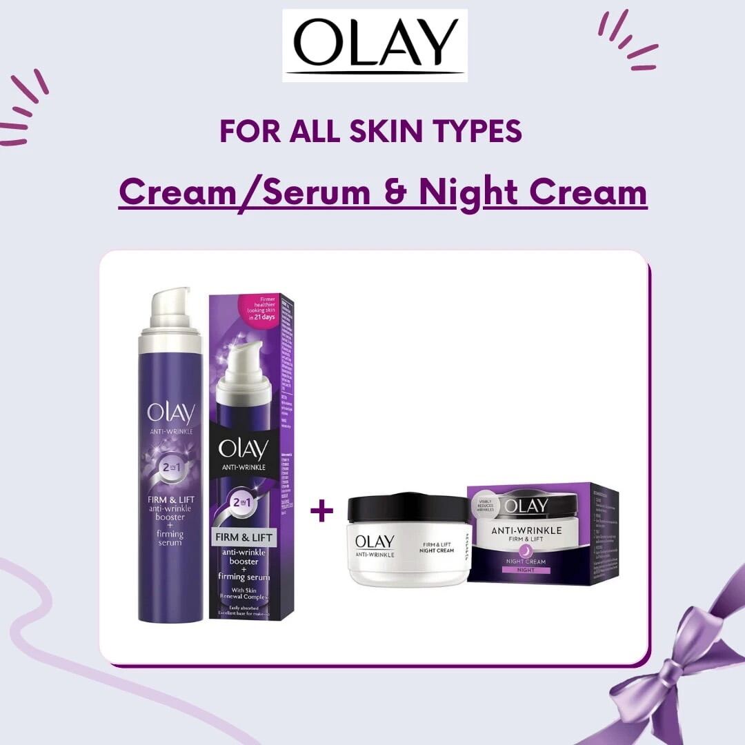 Set Mỹ Phẩm Olay Chống Nhăn Và Căng Da Mặt - Bill Mua Tại Anh