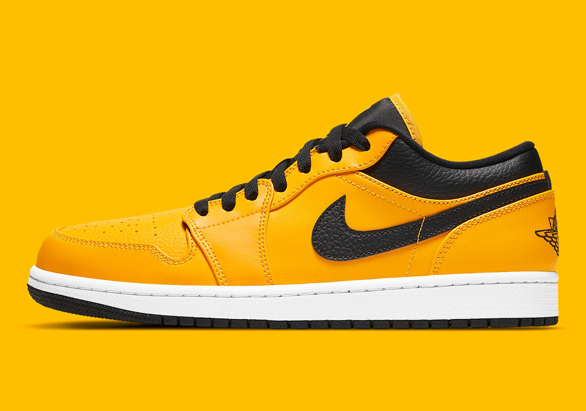 Giày Nike Air Jordan 1 Low University Gold Black (chính hãng)