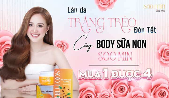 BODY SỮA NON SOO MIN , MUA 1 được 4