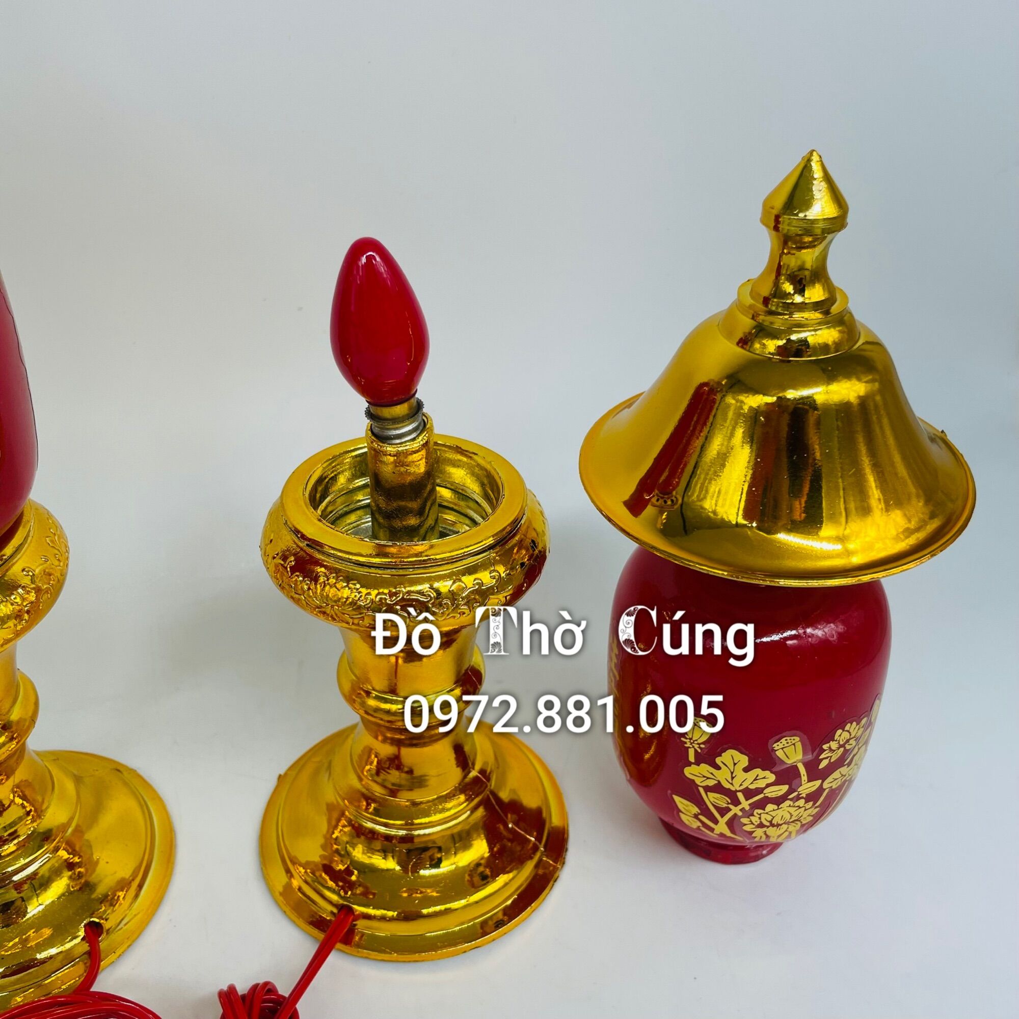 Đèn thờ Lục Giác ( 1 Đôi )