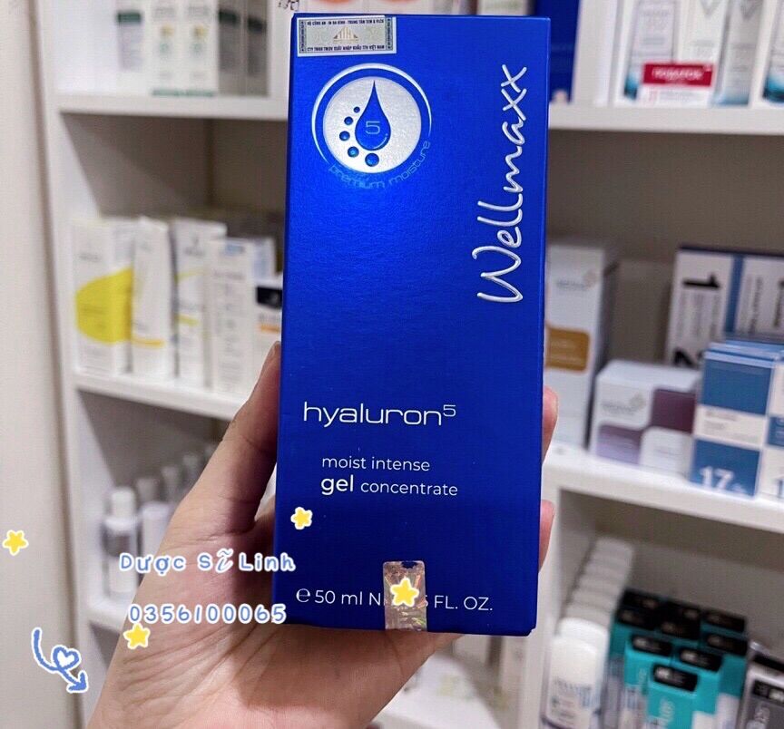 ✅ gel dưỡng ẩm hyaluron wellmaxx - gel dưỡng phục hồi hyaluron wellmax 50ml