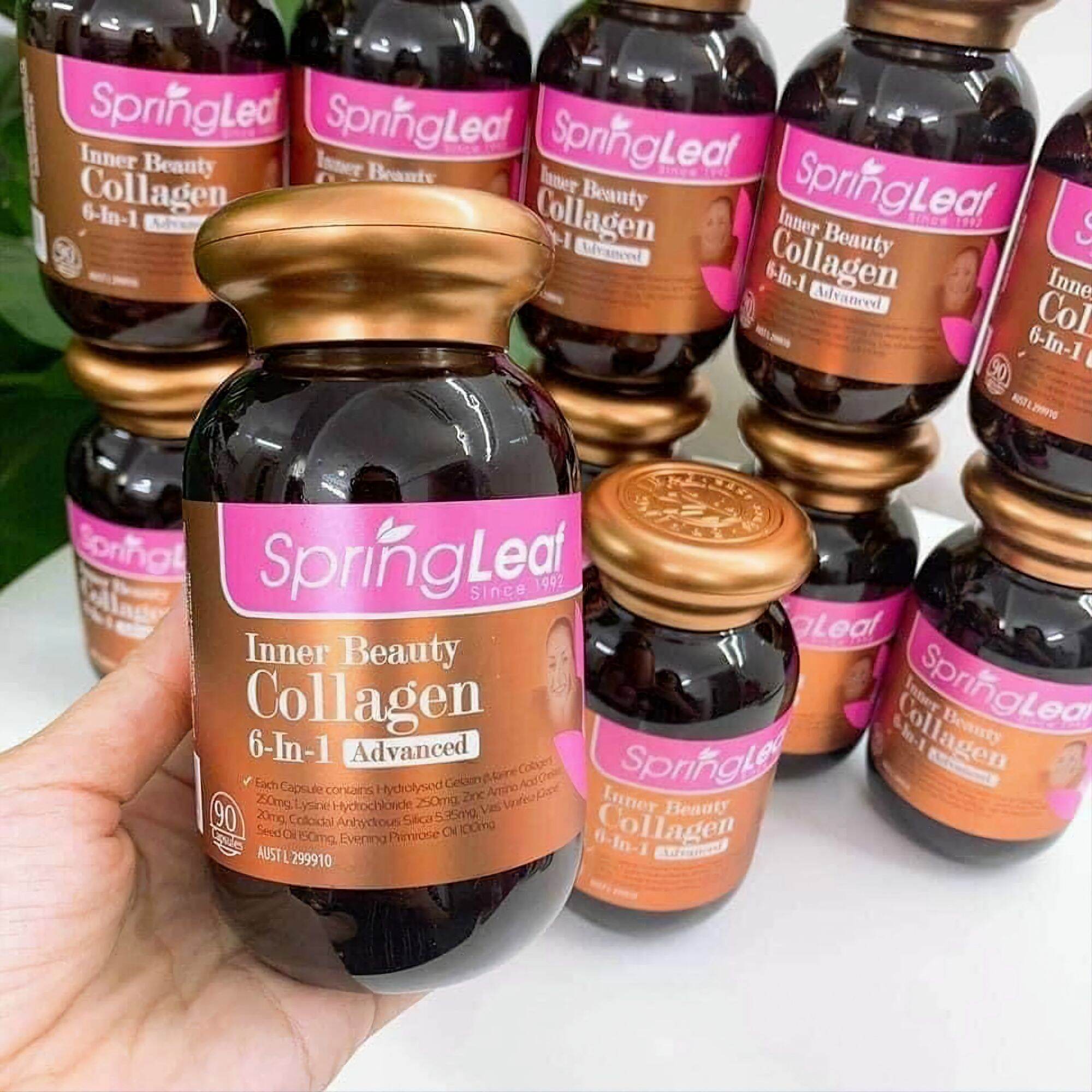 Viên uống Collagen 6 in 1 Spring Leaf Úc 90 viên