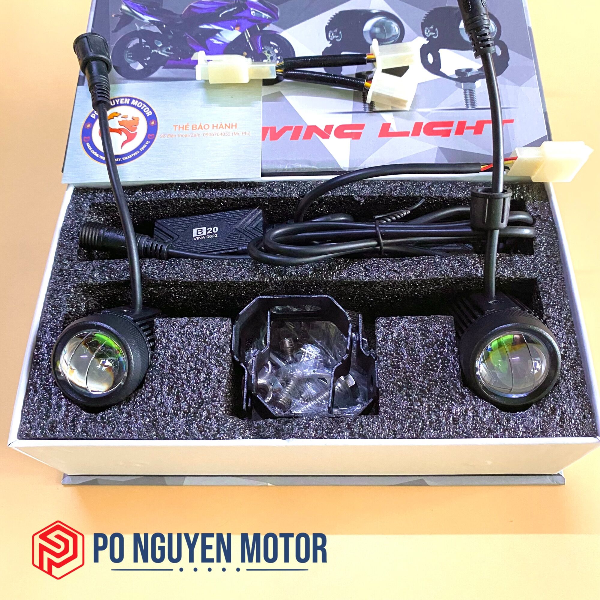 [HCM]ĐÈN TRỢ SÁNG BI CẦU MINI 2 MÀU VÀNG TRẮNG (GIÁ BAO GỒM 2 BÓNG)