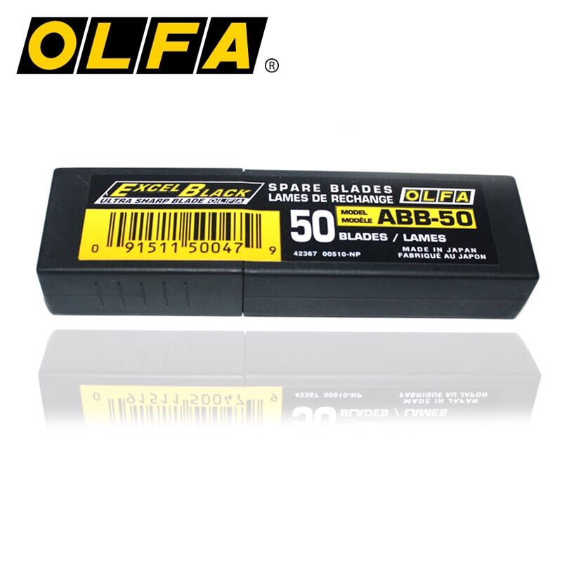 Lưỡi dao trổ nhật OLFA hộp 50 lưỡi 9mm