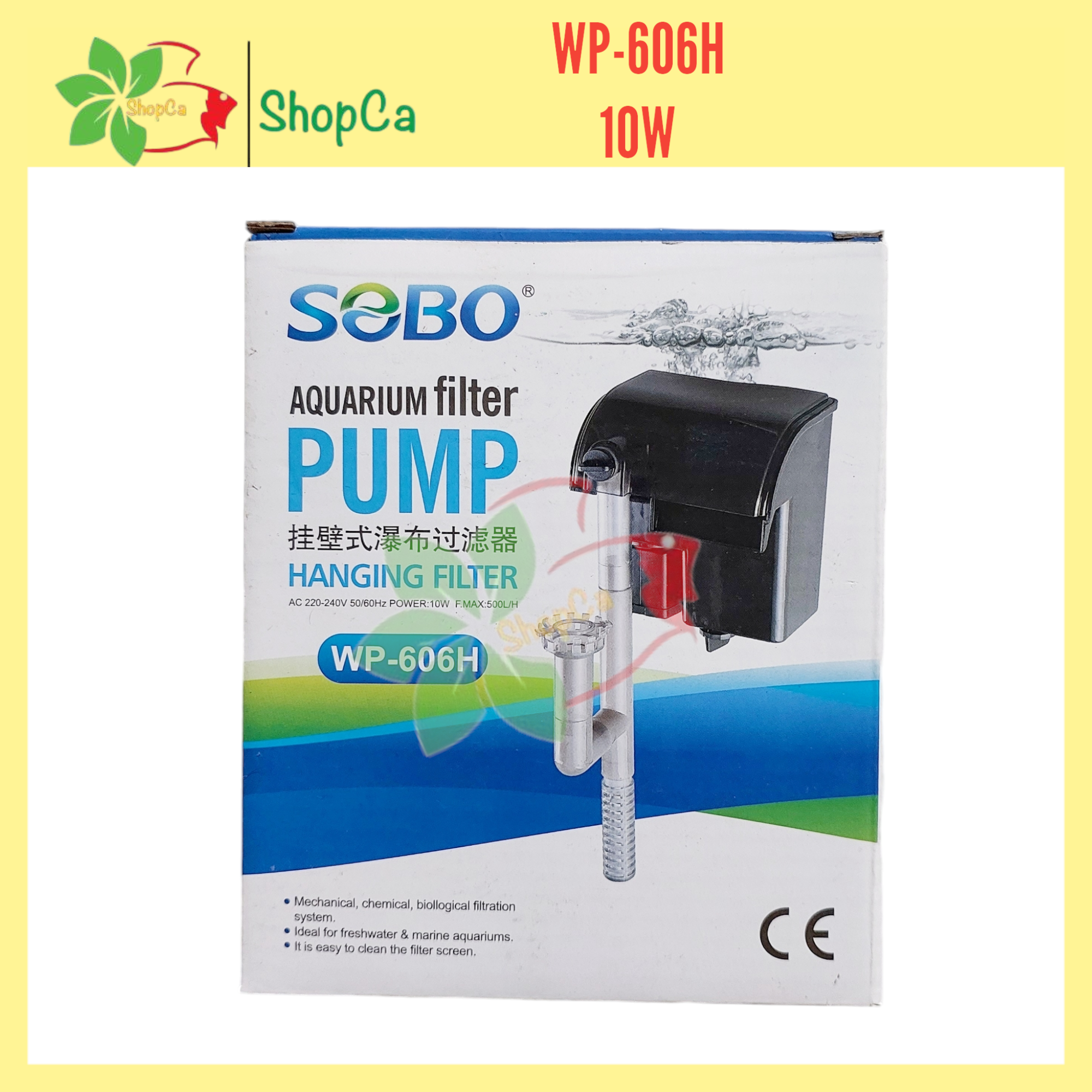 Máy lọc nước hồ cá 5W dạng thác nước WP-303H