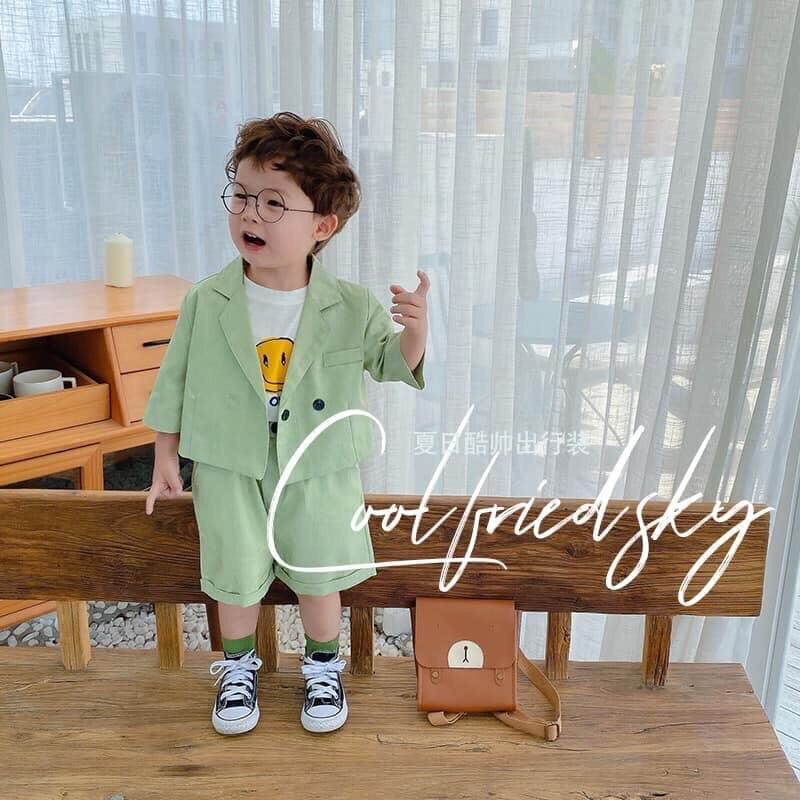 Set vest đùi cho bé trai 10-20kg